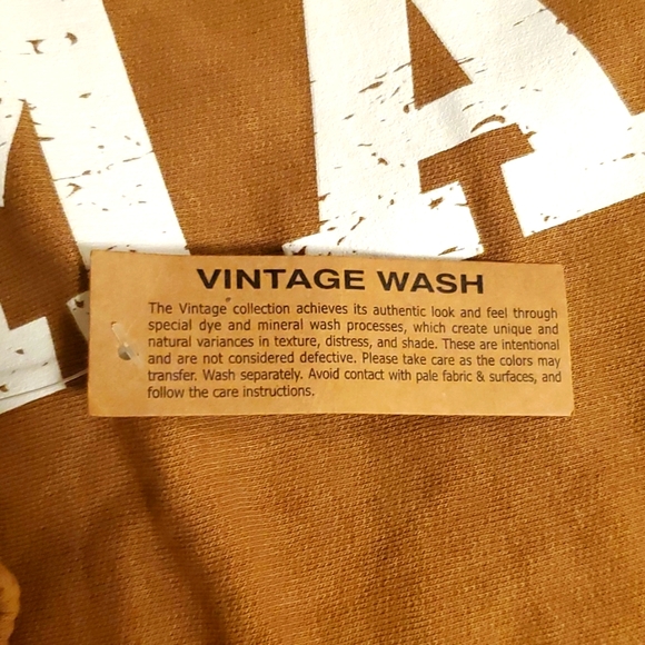 'Mama' Distressed Mineral Wash Joggers, camel - Picture 6 of 6